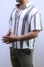 Men’s Casual Short Sleeve Button-Up Shirt – Summer vibes – Image 29