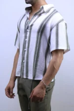 Men’s Casual Short Sleeve Button-Up Shirt – Summer vibes – Image 30