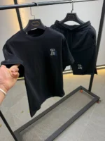 Minimal Premium summer cotton T-Shirt & shorts Set – Image 7