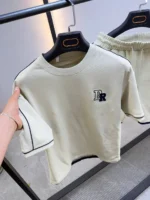 Minimal Premium summer cotton T-Shirt & shorts Set – Image 14