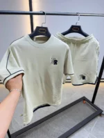 Minimal Premium summer cotton T-Shirt & shorts Set – Image 6