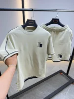 Minimal Premium summer cotton T-Shirt & shorts Set – Image 22