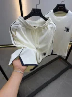Minimal Premium summer cotton T-Shirt & shorts Set – Image 21