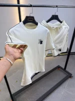 Minimal Premium summer cotton T-Shirt & shorts Set