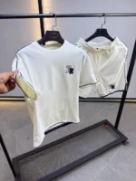 Minimal Premium summer cotton T-Shirt & shorts Set – Image 17