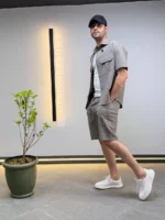 Premium Textured Shirt & Shorts Set – Image 10