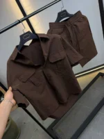Premium Textured Shirt & Shorts Set – Image 7