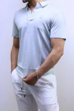 Men’s Premium Short Sleeve Button-Up Shirt – Elegant Modern Fit – Image 15