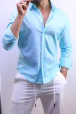 Men’s Premium Casual Button-Up Shirt – Elegant Slim Fit Style – Image 17