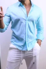 Men’s Premium Casual Button-Up Shirt – Elegant Slim Fit Style – Image 14