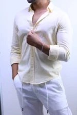 Men’s Premium Casual Button-Up Shirt – Elegant Slim Fit Style – Image 29