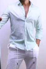 Men’s Premium Casual Button-Up Shirt – Elegant Slim Fit Style – Image 24
