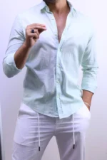 Men’s Premium Casual Button-Up Shirt – Elegant Slim Fit Style – Image 18