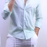 Men’s Premium Casual Button-Up Shirt – Elegant Slim Fit Style