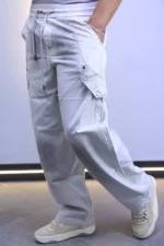 Premium Relaxed Fit Cargo Pants - Drawstring Waist – Image 20