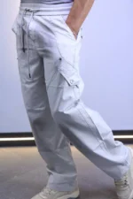 Premium Relaxed Fit Cargo Pants - Drawstring Waist – Image 5