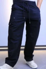 Premium Relaxed Fit Cargo Pants - Drawstring Waist – Image 17