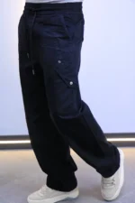 Premium Relaxed Fit Cargo Pants - Drawstring Waist – Image 2