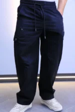 Premium Relaxed Fit Cargo Pants - Drawstring Waist – Image 11
