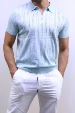 Men's Premium Textured Crew Neck T-Shirt – Image 4