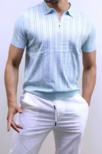 Men's Premium Textured Crew Neck T-Shirt – Image 6