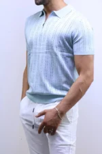 Men's Premium Textured Crew Neck T-Shirt – Image 7