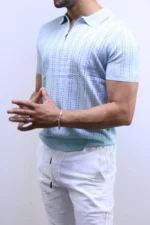 Men's Premium Textured Crew Neck T-Shirt – Image 9