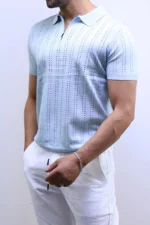 Men's Premium Textured Crew Neck T-Shirt – Image 12