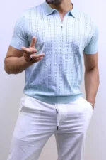 Men's Premium Textured Crew Neck T-Shirt – Image 34