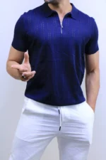 Men's Premium Textured Crew Neck T-Shirt