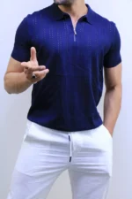 Men's Premium Textured Crew Neck T-Shirt – Image 37