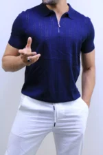 Men's Premium Textured Crew Neck T-Shirt – Image 20