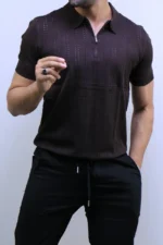 Men's Premium Textured Crew Neck T-Shirt – Image 27