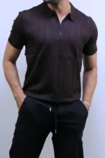 Men's Premium Textured Crew Neck T-Shirt – Image 36