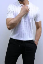Men's Premium Textured Crew Neck T-Shirt – Image 10