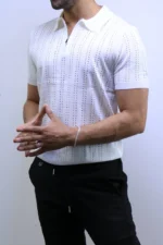 Men's Premium Textured Crew Neck T-Shirt – Image 16