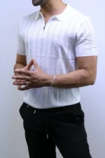 Men's Premium Textured Crew Neck T-Shirt – Image 30