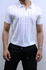 Men's Premium Textured Crew Neck T-Shirt – Image 25