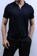 Men's Premium Textured Crew Neck T-Shirt – Image 31
