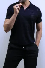 Men's Premium Textured Crew Neck T-Shirt – Image 32