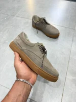 Urban Suede Lace Up Shoes  – Minimal Leather–Feel Casual Shoes – Image 11