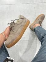 Urban Suede Lace Up Shoes  – Minimal Leather–Feel Casual Shoes – Image 7