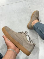 Urban Suede Lace Up Shoes  – Minimal Leather–Feel Casual Shoes – Image 13