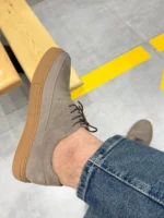 Urban Suede Lace Up Shoes  – Minimal Leather–Feel Casual Shoes – Image 5