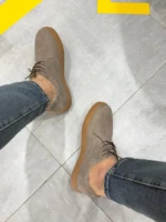 Urban Suede Lace Up Shoes  – Minimal Leather–Feel Casual Shoes – Image 4