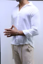 Premium Relaxed Fit Shirt,Coastal Linen Shirt – Image 17