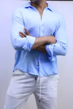 Premium Relaxed Fit Shirt,Coastal Linen Shirt – Image 11