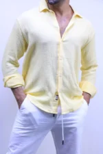 Premium Relaxed Fit Shirt,Coastal Linen Shirt