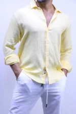 Premium Relaxed Fit Shirt,Coastal Linen Shirt – Image 10