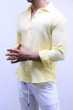 Premium Relaxed Fit Shirt,Coastal Linen Shirt – Image 3